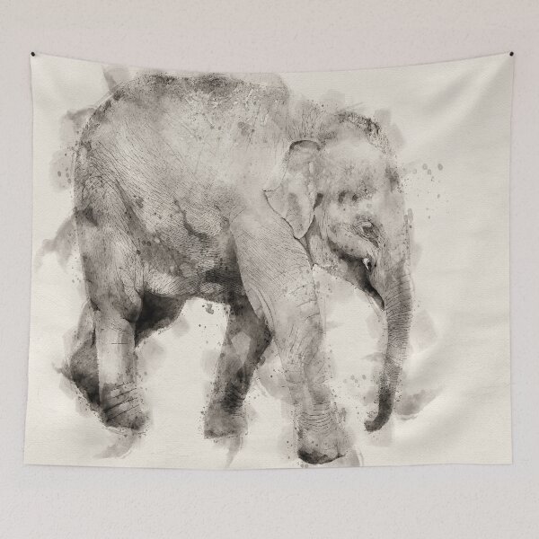 Item preview, Asiatic elephant designed and sold by Darren Wilkes.