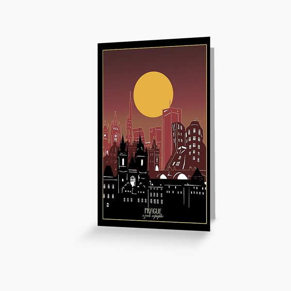 Item preview, prague skyline designed and sold by BekimART2.