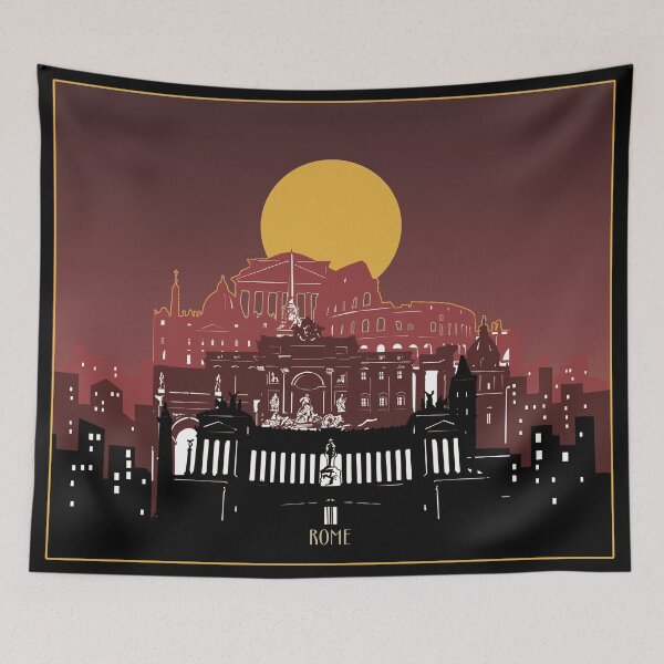 Item preview, rome skyline designed and sold by BekimART2.