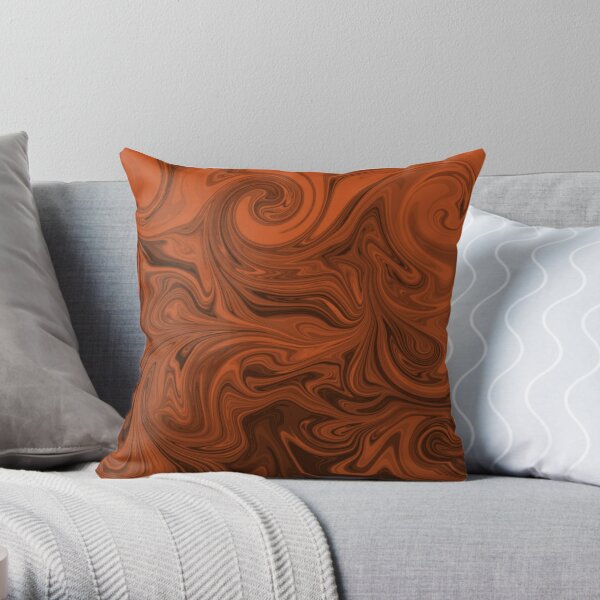 Small orange best sale throw pillows