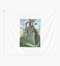 Admiral Dewey Flaggschiff Olympia Wandbehang
