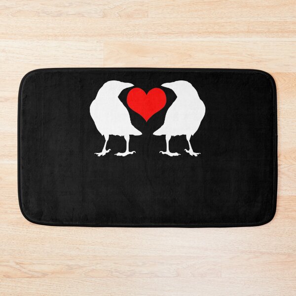 Item preview, Crow Heart Valentines Day designed and sold by 4tomic.