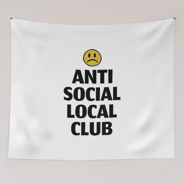 Artikelvorschau, Anti Social Local Club entworfen und verkauft von RosedesignArt.