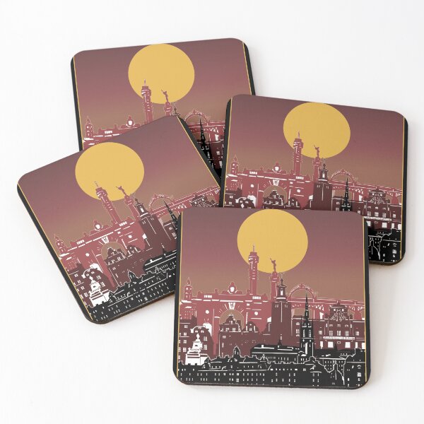 Item preview, stockholm skyline designed and sold by BekimART2.