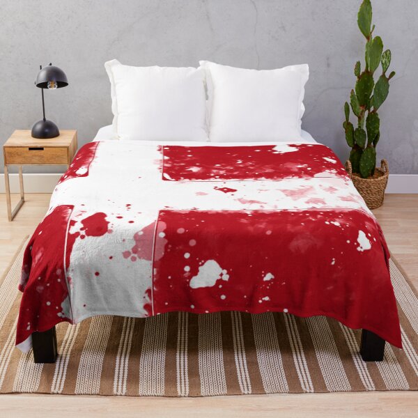 Item preview, Denmark Grunge Flag designed and sold by HomeLivingCo.
