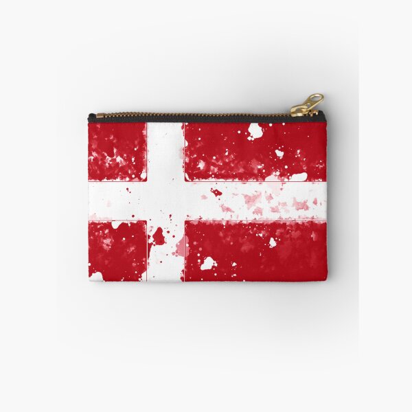 Item preview, Denmark Grunge Flag designed and sold by HomeLivingCo.