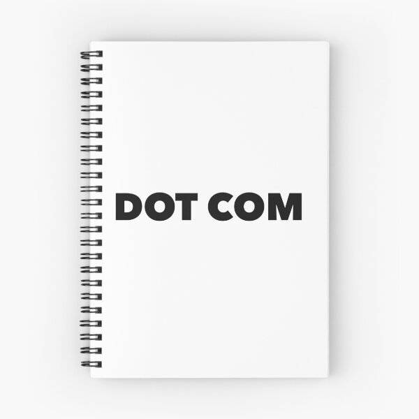 Item preview, Dot com, .com nerdy funny black and white design  designed and sold by Uniskull.