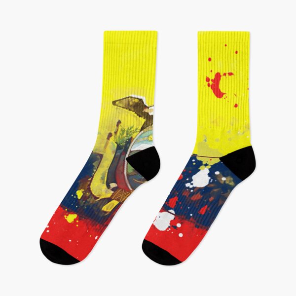 Item preview, Ecuador Grunge Flag designed and sold by HomeLivingCo.