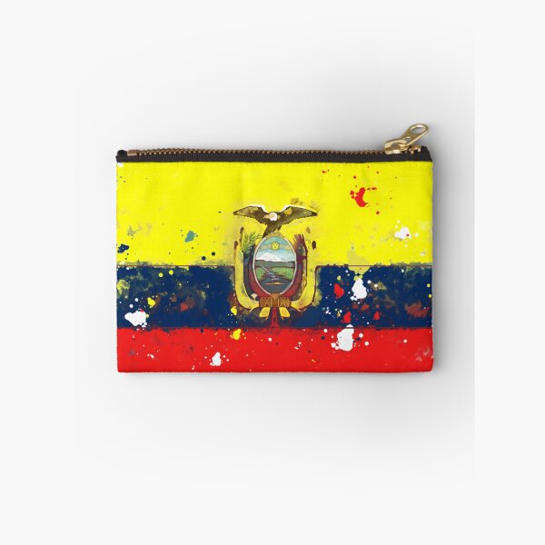 Item preview, Ecuador Grunge Flag designed and sold by HomeLivingCo.