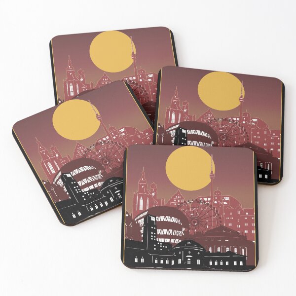 Item preview, stuttgart skyline designed and sold by BekimART2.
