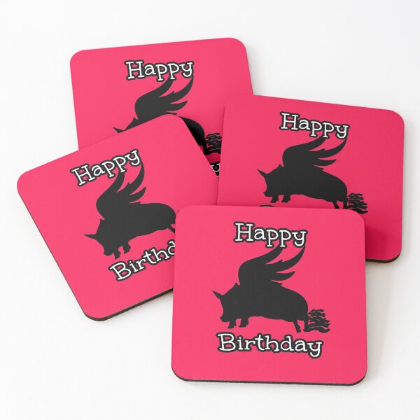 Item preview, Happy Bitrthday Flying Pooping Bacon Pig Gifts designed and sold by Willyboy16.