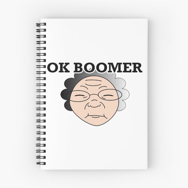 Item preview, Ok boomer old person funny design designed and sold by Uniskull.