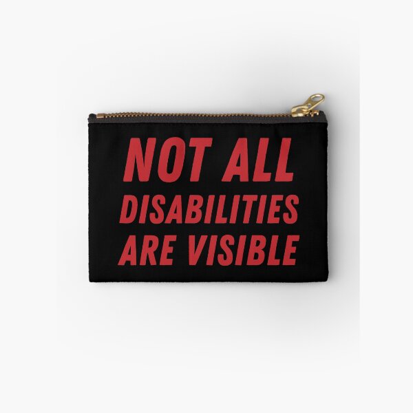 Item preview, Not All Disabilities Are Visible - Red designed and sold by MOREDANKMEMES.