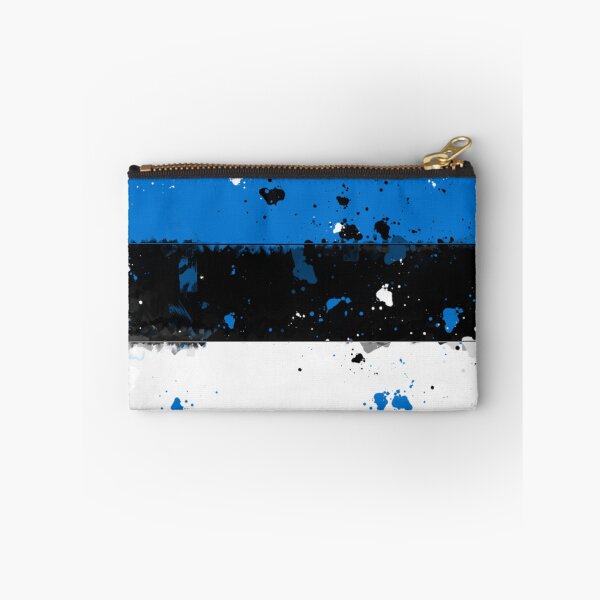 Item preview, Estonia Grunge Flag designed and sold by HomeLivingCo.