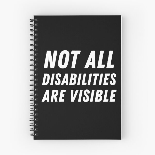 Item preview, Not All Disabilities Are Visible - White designed and sold by MOREDANKMEMES.
