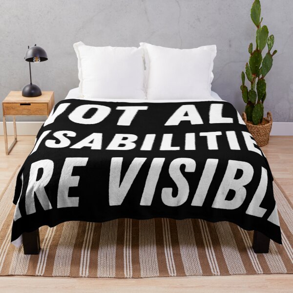 Item preview, Not All Disabilities Are Visible - White designed and sold by MOREDANKMEMES.