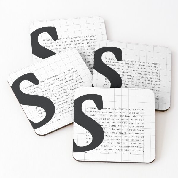 Item preview, Art Print - Words with Letter S - Words and Letters - Typography designed and sold by CCDesign.