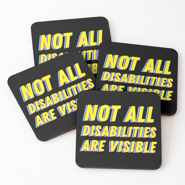 Item preview, Not All Disabilities Are Visible - CMYK 2 designed and sold by MOREDANKMEMES.