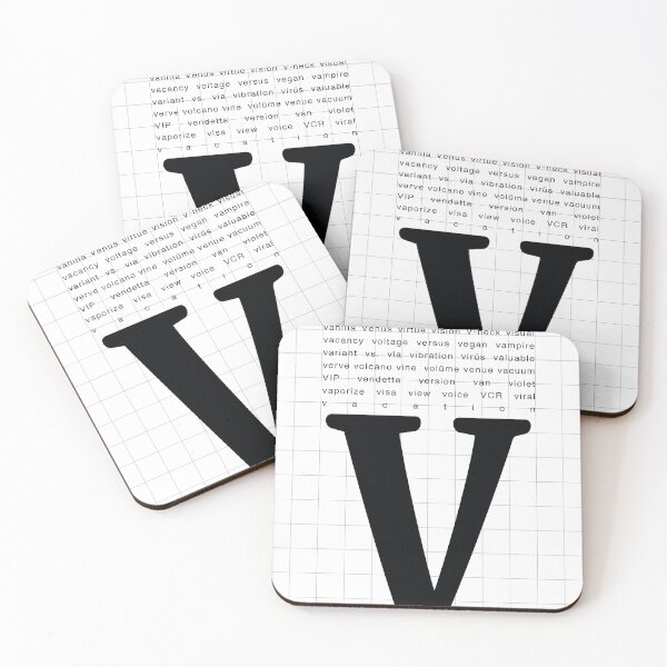Item preview, Art Print - Words with Letter V - Words and Letters - Typography designed and sold by CCDesign.