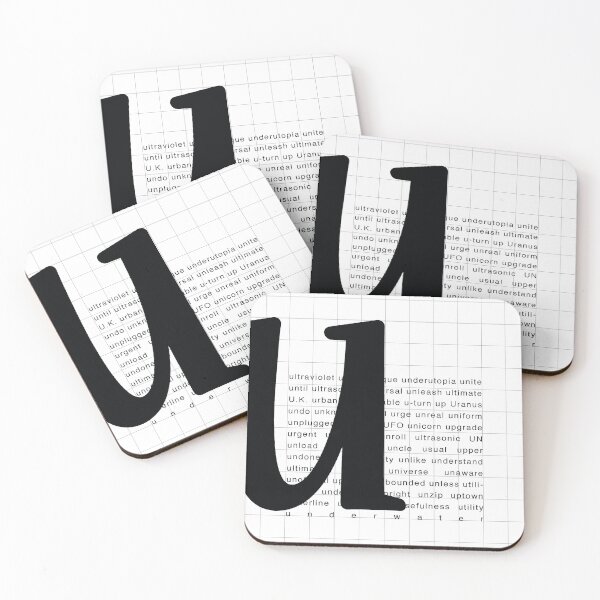 Item preview, Art Print - Words with Letter U - Words and Letters - Typography designed and sold by CCDesign.