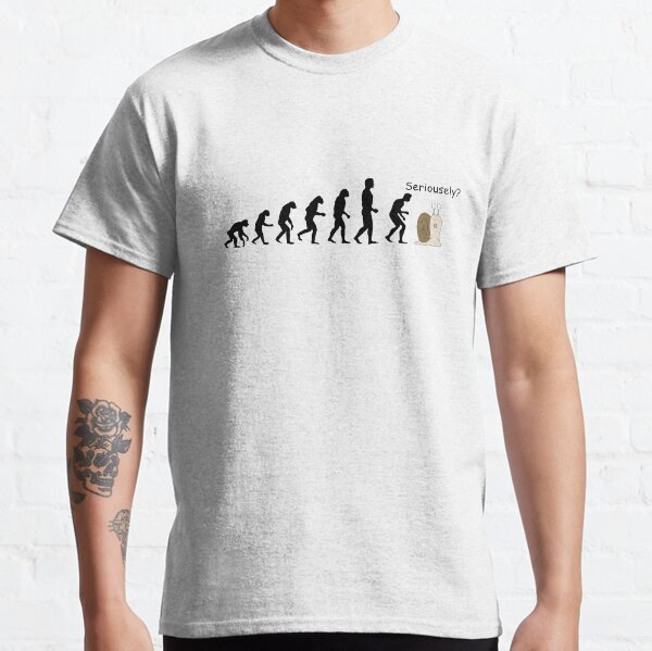 Funny Snail Evolution Classic T-Shirt