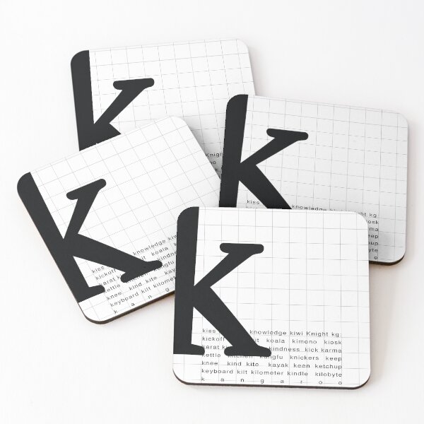Item preview, Art Print - Words with Letter K - Words and Letters - Typography designed and sold by CCDesign.