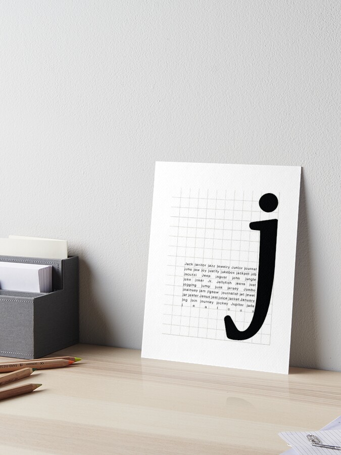 Decorative Letters 1 - Letter J