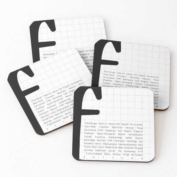 Item preview, Art Print - Words with Letter F - Words and Letters - Typography designed and sold by CCDesign.