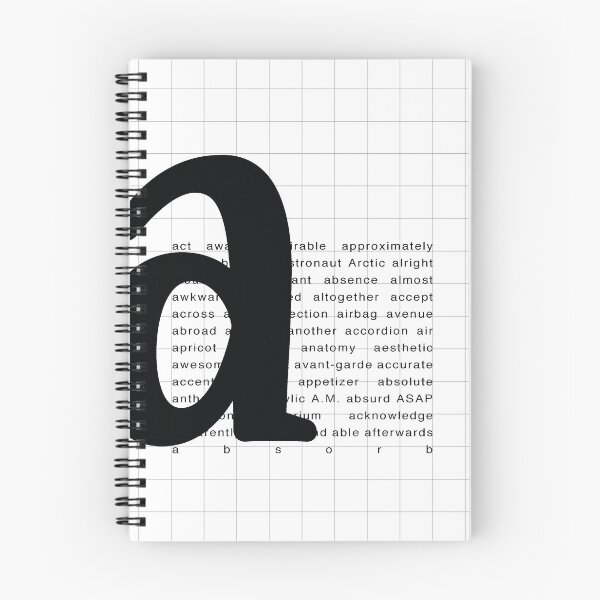 Item preview, Art Print - Words with Letter A - Words and Letters Typography  designed and sold by CCDesign.