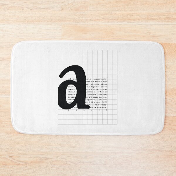 Item preview, Art Print - Words with Letter A - Words and Letters Typography  designed and sold by CCDesign.