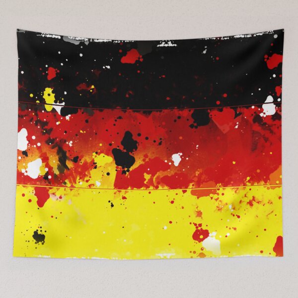 Item preview, Germany Grunge Flag designed and sold by HomeLivingCo.