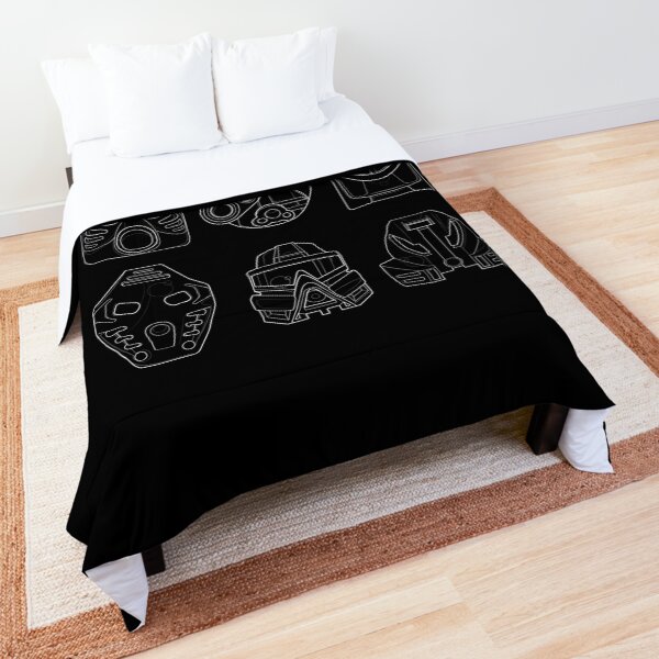 Bionicle Toa Mata Masks - White Comforter