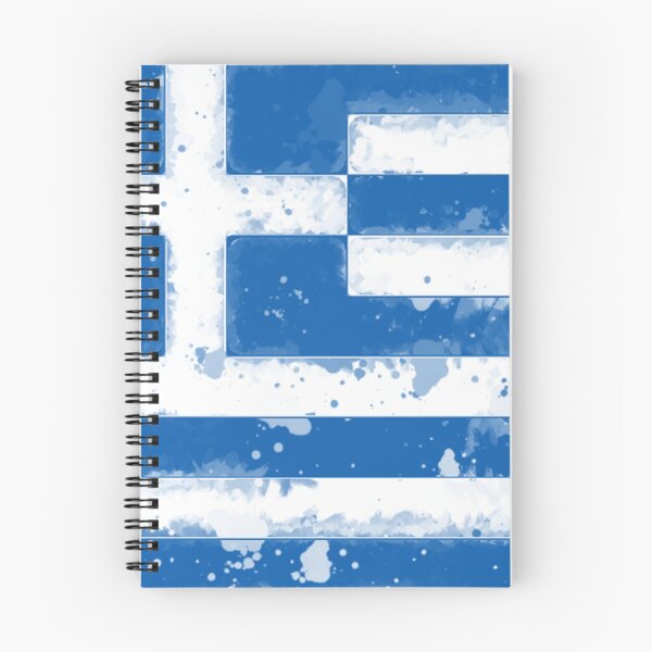 Item preview, Greece Grunge Flag designed and sold by HomeLivingCo.