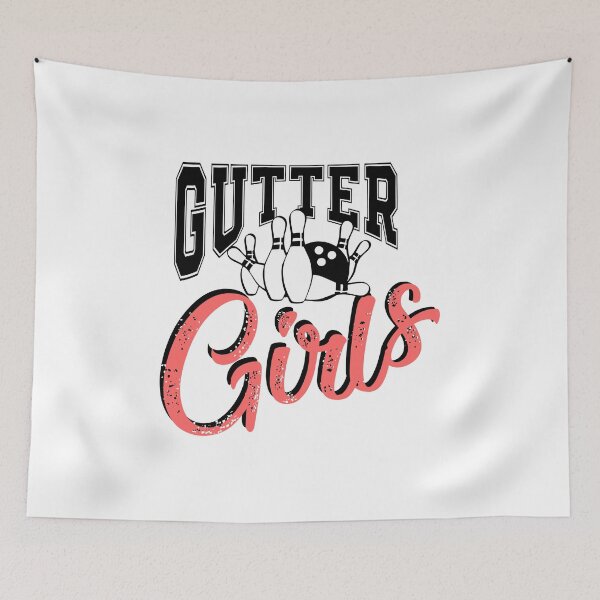 Item preview, Gutter Girls Bowling funny bowler gift for men women designed and sold by hadleydesigns.