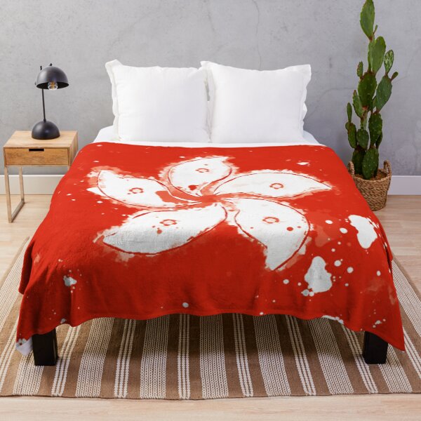 Item preview, Hong Kong Grunge Flag designed and sold by HomeLivingCo.