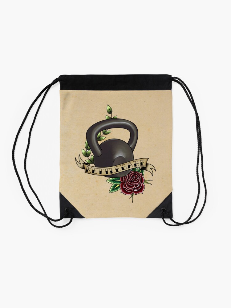 Alternate view of Kettlebabe. Drawstring Bag