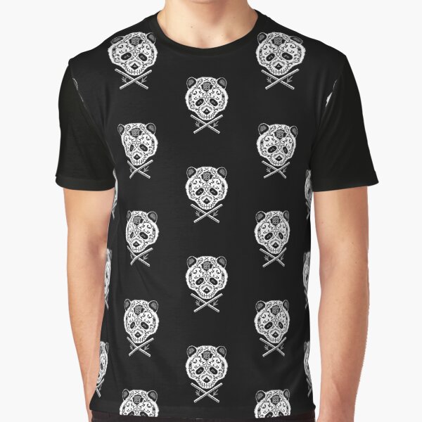 Panda De La Muerte Graphic T-Shirt