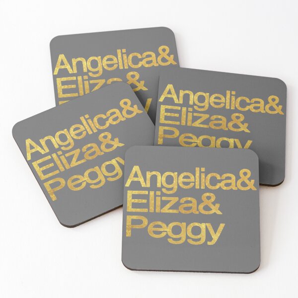 Item preview, Hamilton Musical Ampersand Angelica Eliza Peggy & Gold designed and sold by hailish.