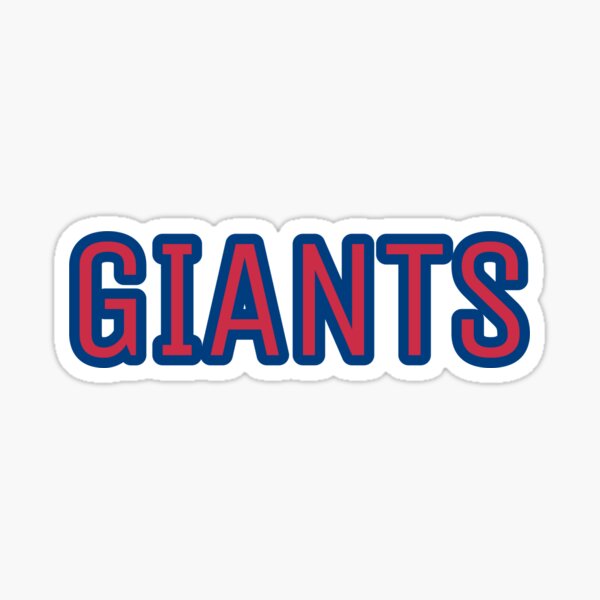 New York Giants Stickers Redbubble