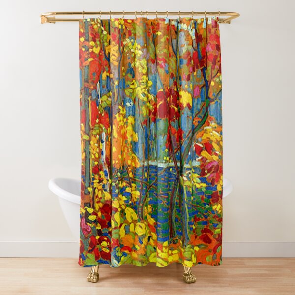 THE POOL : Vintage 1919 Tom Thomson Algonquin Park Art Print Shower Curtain
