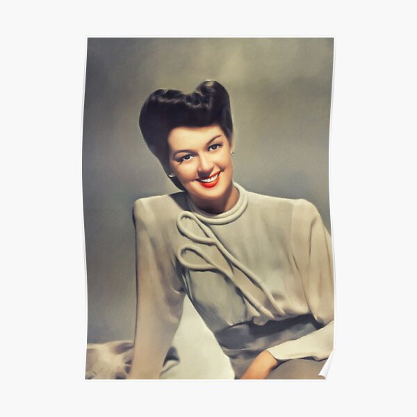 Rosalind Russell, Vintage Actress Poster