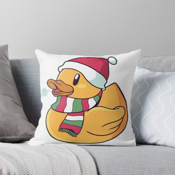 Item preview, Rubber Duckie in Santa Hat and Scarf for Christmas designed and sold by Angelandspot.