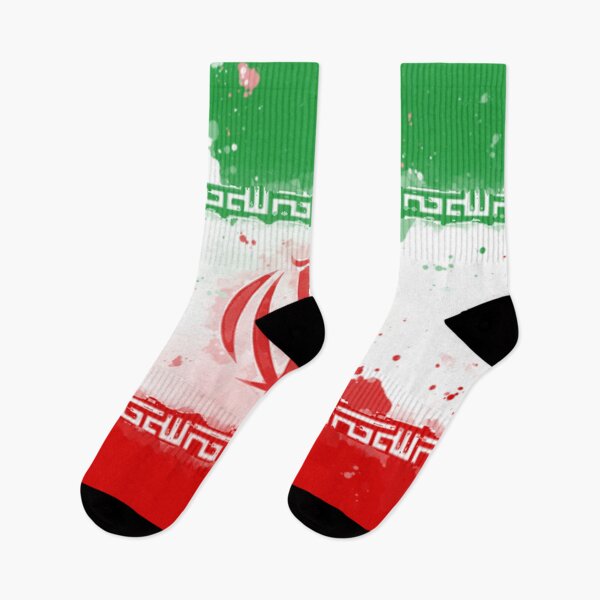 Item preview, Iran Grunge Flag designed and sold by HomeLivingCo.