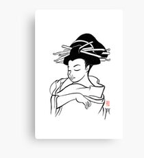 Maiko sketch Canvas Print