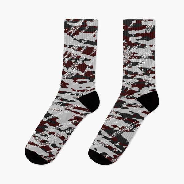 Item preview, Red camouflage pattern mosaic style designed and sold by Destroyed-Pixel.