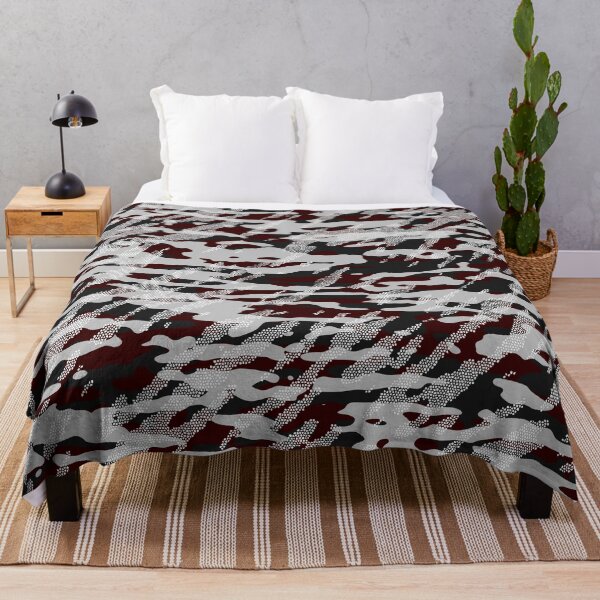 Item preview, Red camouflage pattern mosaic style designed and sold by Destroyed-Pixel.