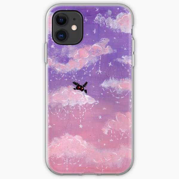Pastel mothman sky iPhone Soft Case