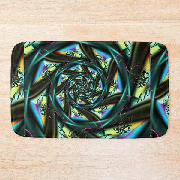 Item preview, Spinning spoked abstract fractal pattern designed and sold by pinkal.
