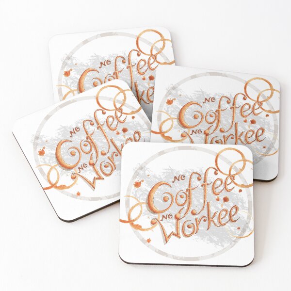 Item preview, No Coffee No Workee designed and sold by FlixyDoodles.