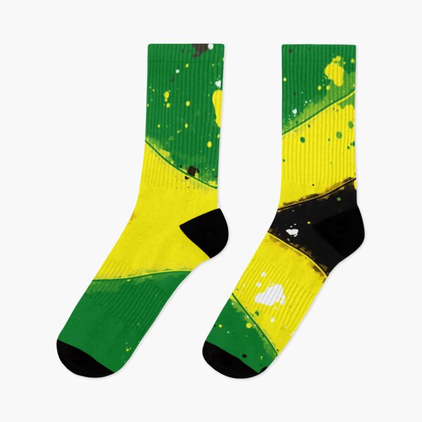 Item preview, Jamaica Grunge Flag designed and sold by HomeLivingCo.